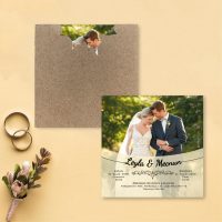 Gelin Damat Resimli Nikah Davetiyesi